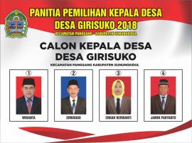 CALON KEPALA DESA GIRISUKO